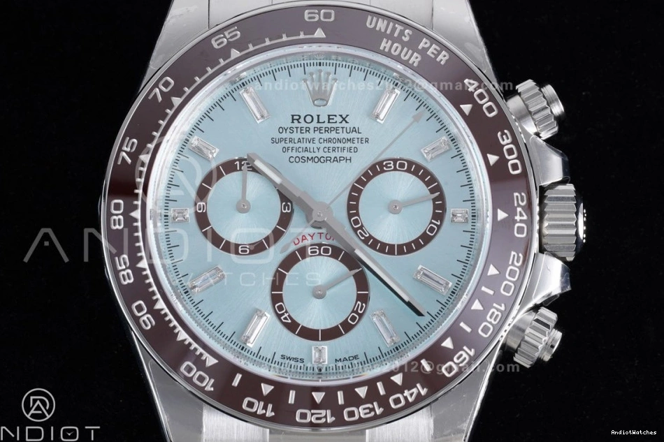 1:1 on Youthful Crystal Steel 795 VS4131 Daytona (Weighted) Dial V2 Ice Edition 126506 VSF Best Braclet Blue SS 904L 0228